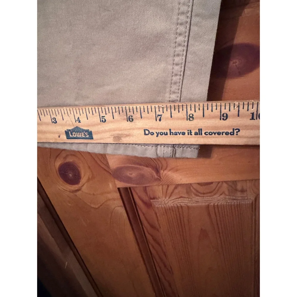 Quince 5-Pocket Pants 40x32 Khaki Tan Straight Leg Stretch Cotton Minimalist